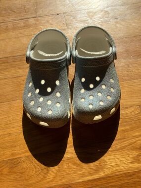 CROCS Kids Gray Foam Clog Sandals